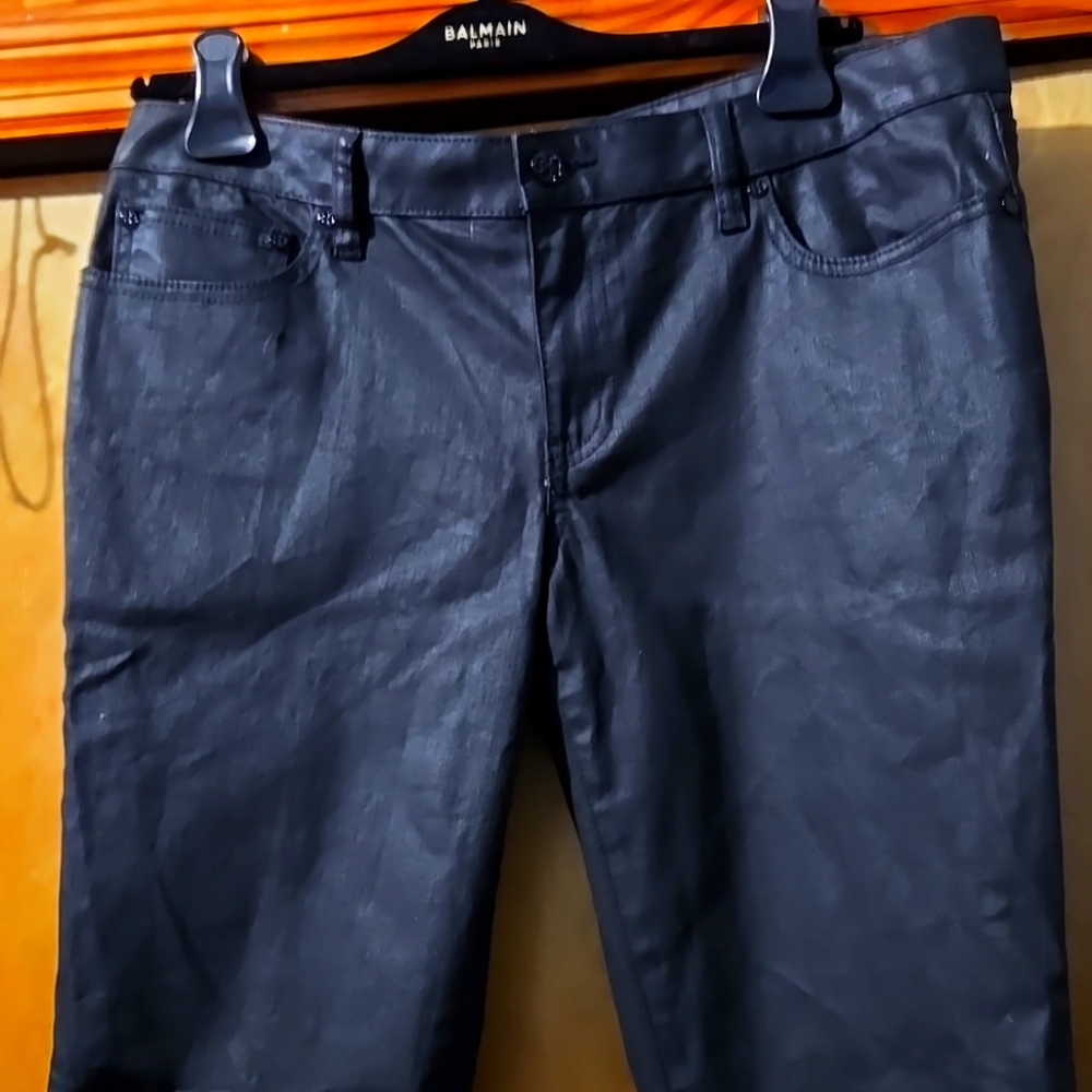 Tory Burch size 32 IVY super skinny coated jeans